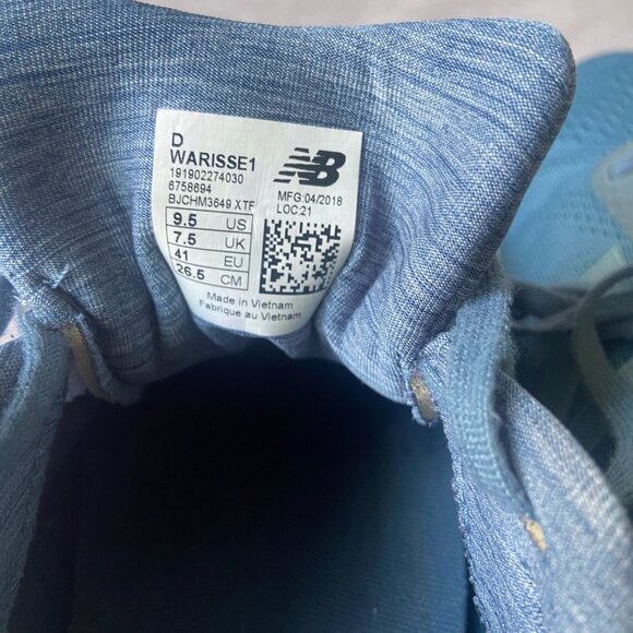 EUC New Balance Fresh Foam Arishi v3 Running Shoes Smoke Blue | Women’s Sz 9.5 - Picture 8 of 8